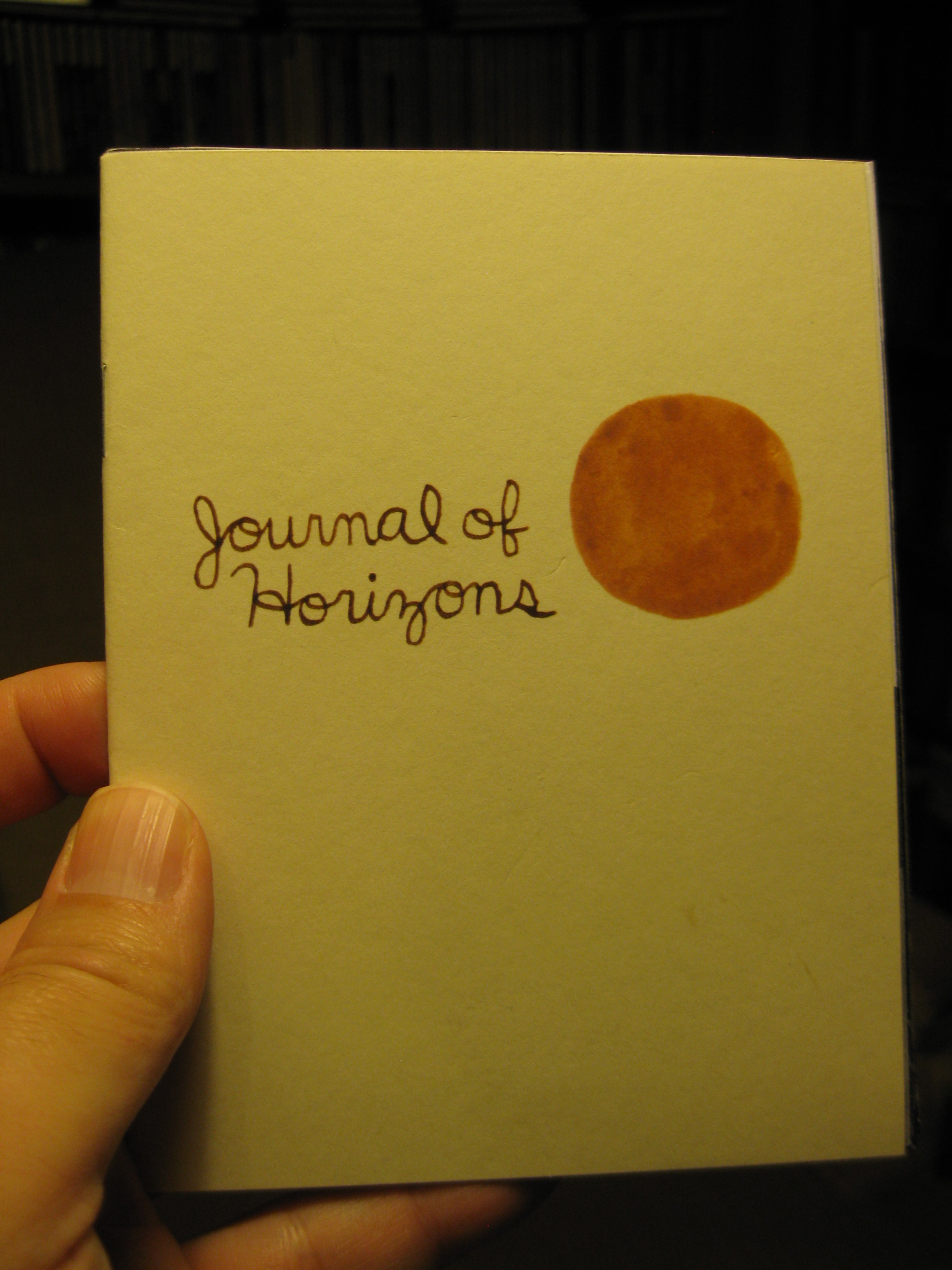 JOURNAL OF HORIZONS by Trevor Grabill