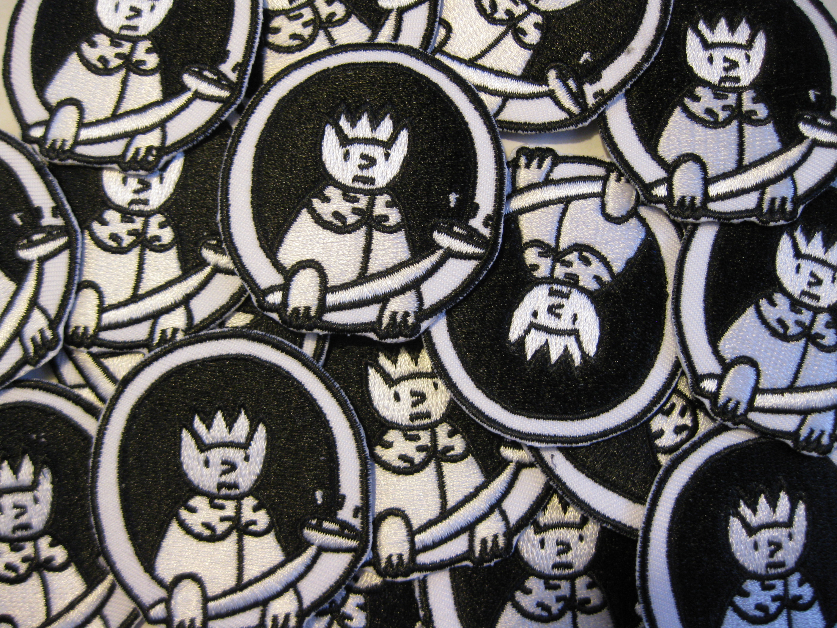 KING-CAT PATCH by John Porcellino