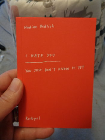 I HATE YOU -- YOU JUST DON'T KNOW IT YET by Nadine Redlich