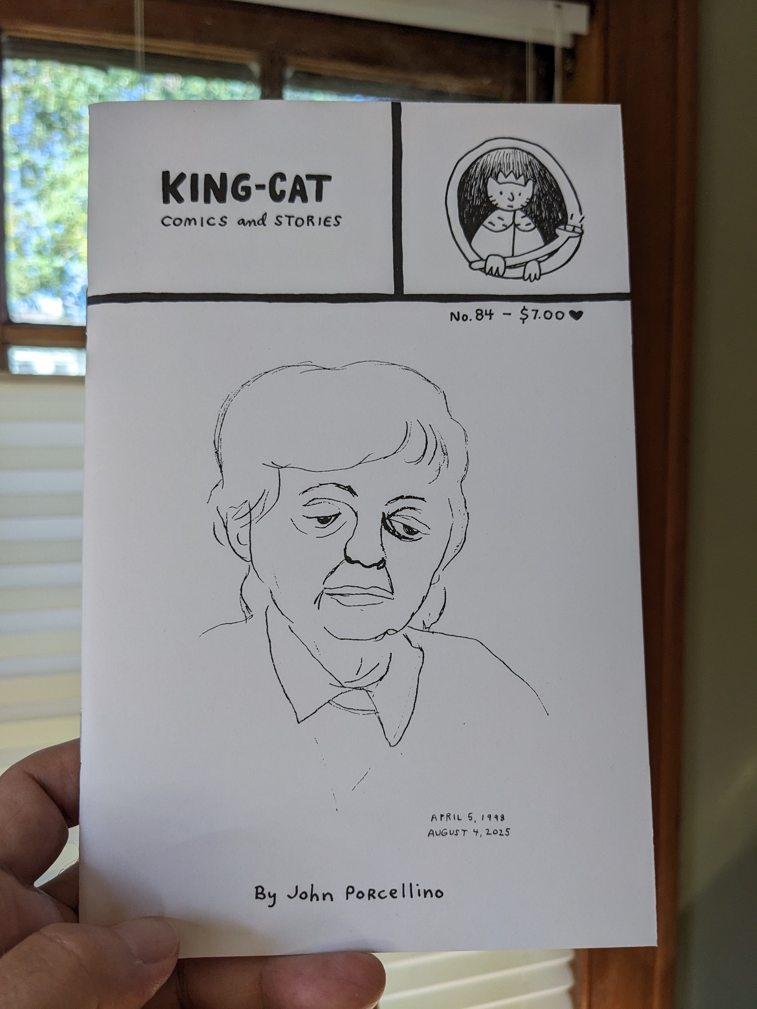 KING-CAT COMICS #84 by John Porcellino