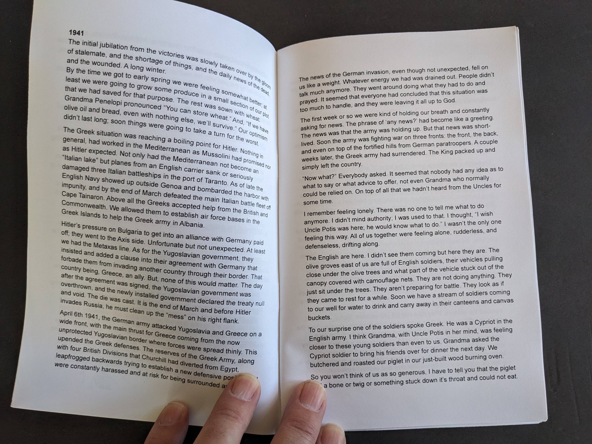 OXI: MY CHILDHOOD IN WARTIME GREECE by Tom Zervakis - Image 3