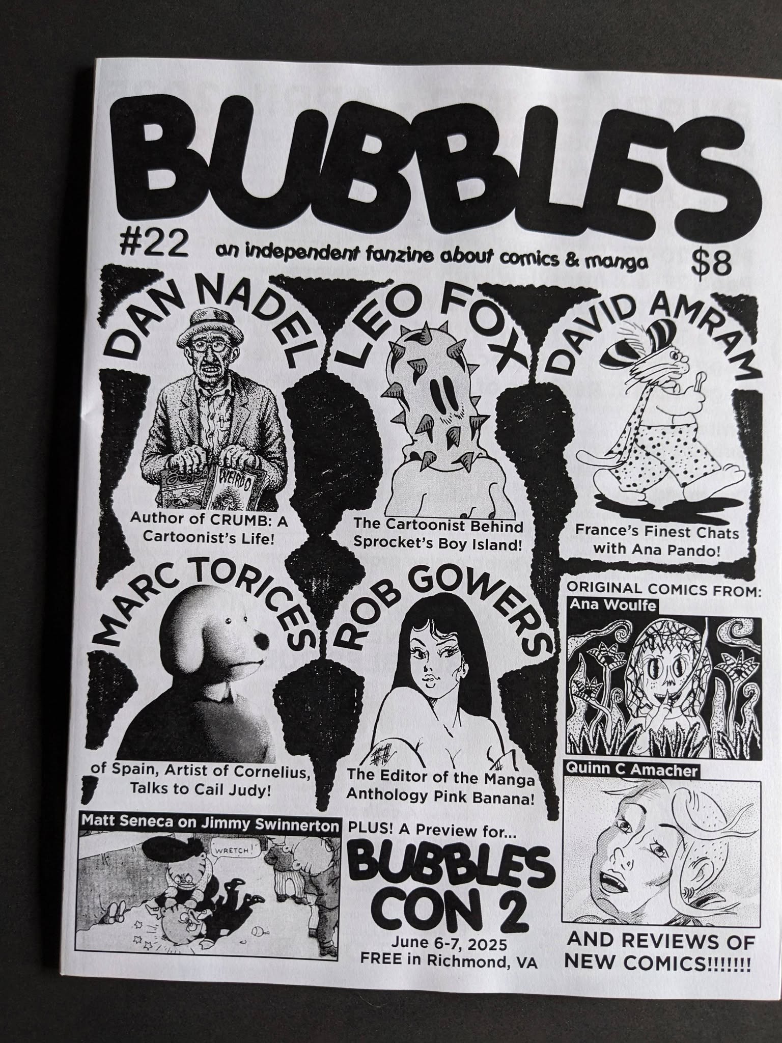 BUBBLES #22 ed. by Brain Baynes